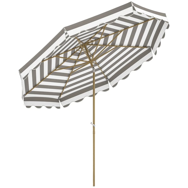 Udendørs parasol, Ø 2,68 m, vippefunktion