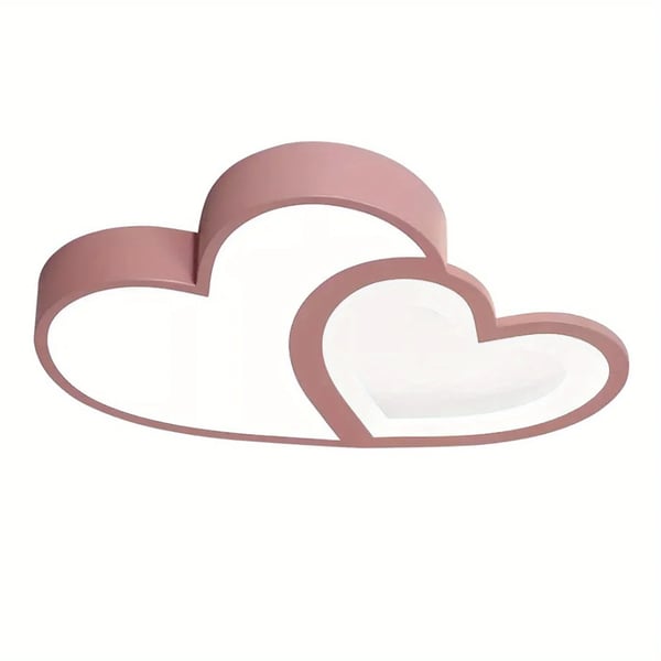 Loftlampe, Dæmpbar, Fjernbetjening,pink