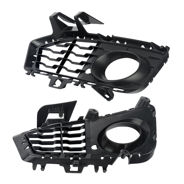 Front Nedre Bumper Gitter, Holdbart Plastik, Nem Installation,som vist