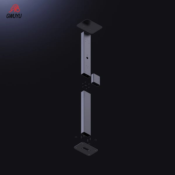 EV-ladestander, Aluminiumlegering, Nem installation,universel