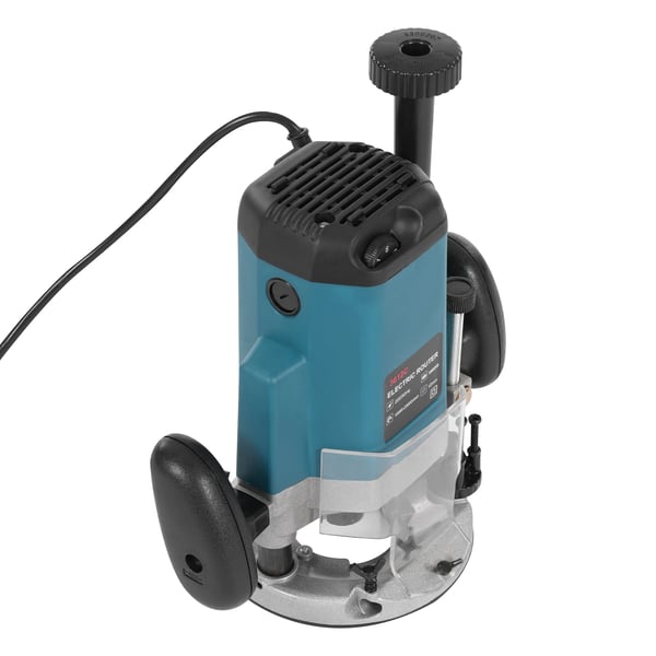 Elektrisk Træfræser, 2200W Effekt, 10000-23000RPM Hastighed,2200W, Blå