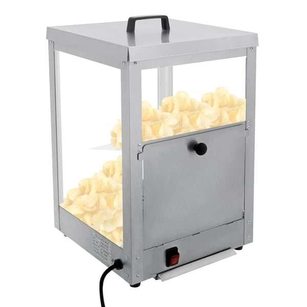 Chip Varmer Skab, 300W Effekt, Bordplade Design,Sølv