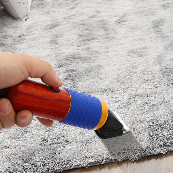 Elektrisk Tæppeklipper, Holdbart Design, Ergonomisk Håndtering,Burgunder