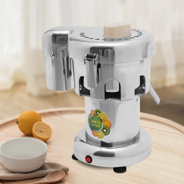 Juicer Maskine, 2800 omdr./min Motor, Rustfrit Stål Knivnet, Stort Affaldsudløb