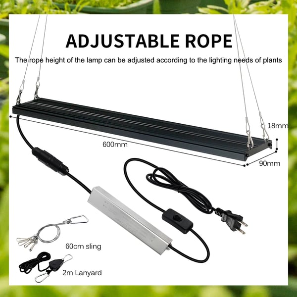 LED-kasvivalo, täysivalo, himmennettävä,85W