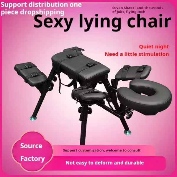 Sex Stol, Multifunktionelt Design, Holdbar Metal Konstruktion,sort