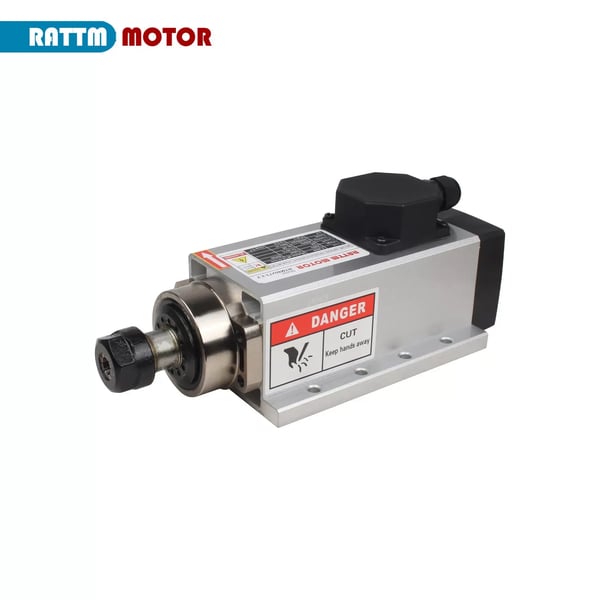 Spindelmotor, 2.2 kW Effekt, Luftkyld Design, 220V-220V Serie