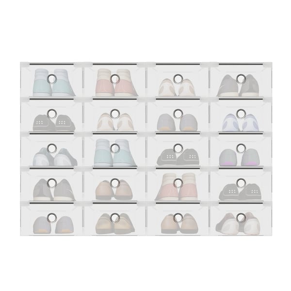 Skoorganisatorer, Holdbar Konstruktion, Stabelbart Design,20pack