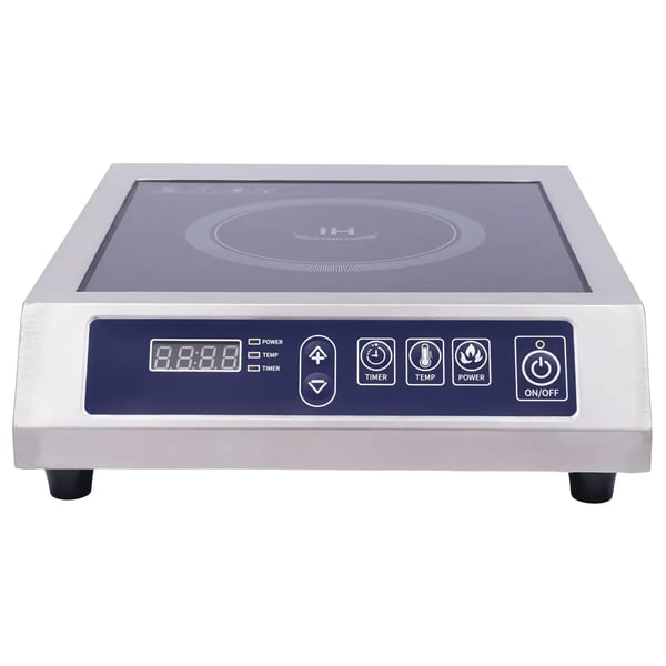 Induktionskogeplade, 35 cm Diameter, 3500W Effekt, 220V Spænding, Digitale Touch Kontroller, Overophedningsbeskyttelse