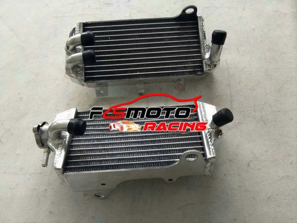 Radiator, Aluminium, Forbedret Køleeffektivitet, Kompatibel med Honda CRF 250R 2018-2020, Tig Svejset Konstruktion, Ydelsestestet