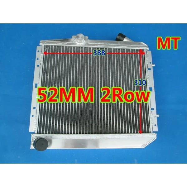 Aluminium Radiator, Dual Row, 40% Øget Kølekapacitet, Kompatibel med R5, R9/11