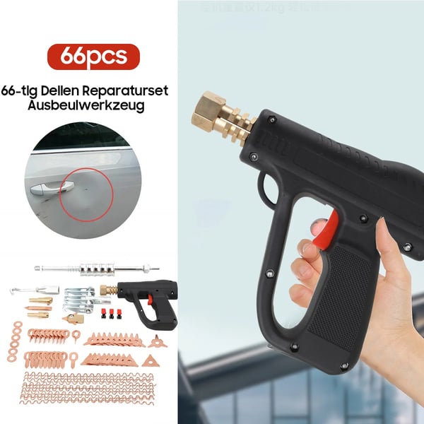 Dentsuger Sæt, 66 Stykker, Højkvalitets Rustfrit Stål, Dimensioner 8,5 x 6,9 cm, Varevægt 3,7 kg, Alsidig til Køretøjsreparation