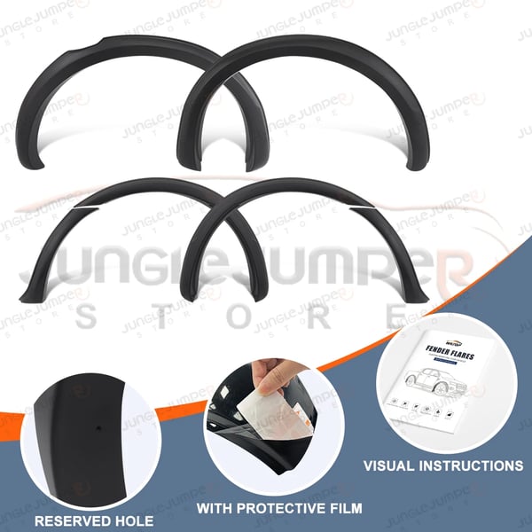 Fender Flares, Nem Installation, Holdbar Beskyttelse,FORD RANGER T7