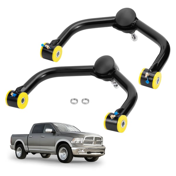 Front øvre kontrolarme til Dodge Ram 1500, 2-4" hævning, stålrør design (2006-2021)