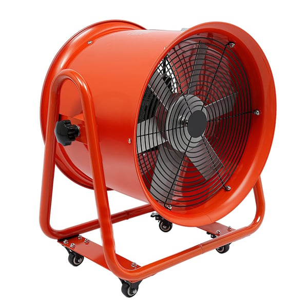 Bærbar Ventilator, Høj Luftstrøm, Justerbar Vinkel,1100W