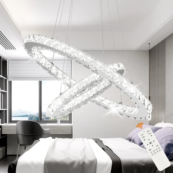 Loftlampe, Moderne Design, Justerbar Højde,HVID, 60x45x150cm, ændrebar