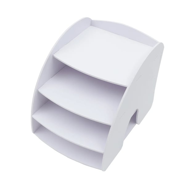 Dokumentbakke, Holdbar PVC-konstruktion, 4-lags organisatorisk design,HVID