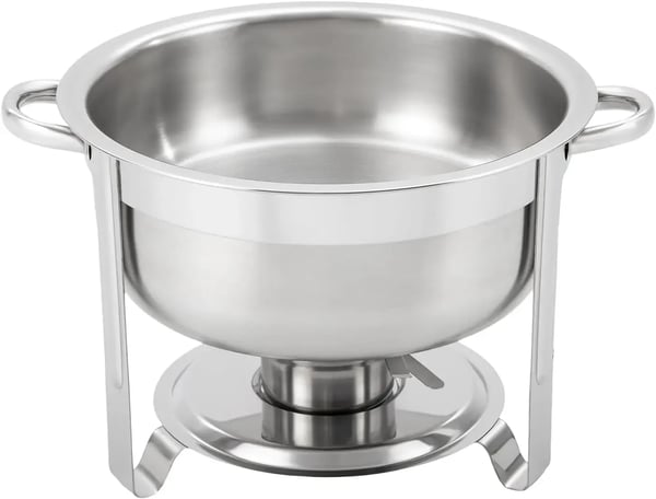 Chafing Dish, 8,5L kapacitet, rustfrit stål konstruktion,Sølv