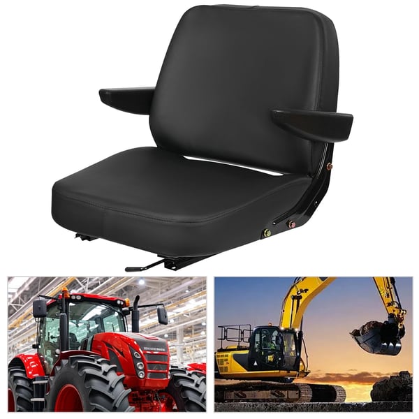 Gaffeltruckstol, Justerbara Armstöd, Hållbar Konstruktion,svart