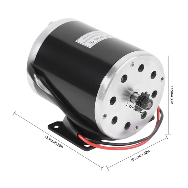 Elektrisk Motor Sæt, 800W Effekt, 36V Kompatibilitet,sort