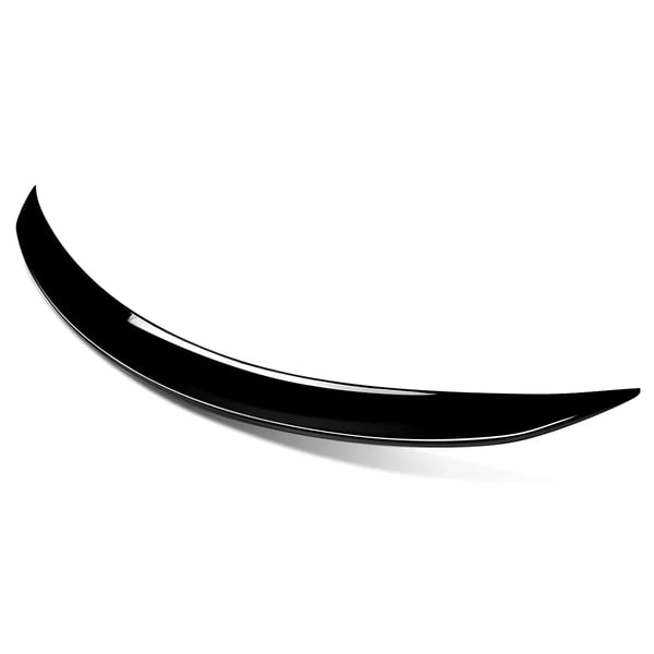 Spoiler, Glans Sort Finish, Aerodynamisk Design,glansende sort