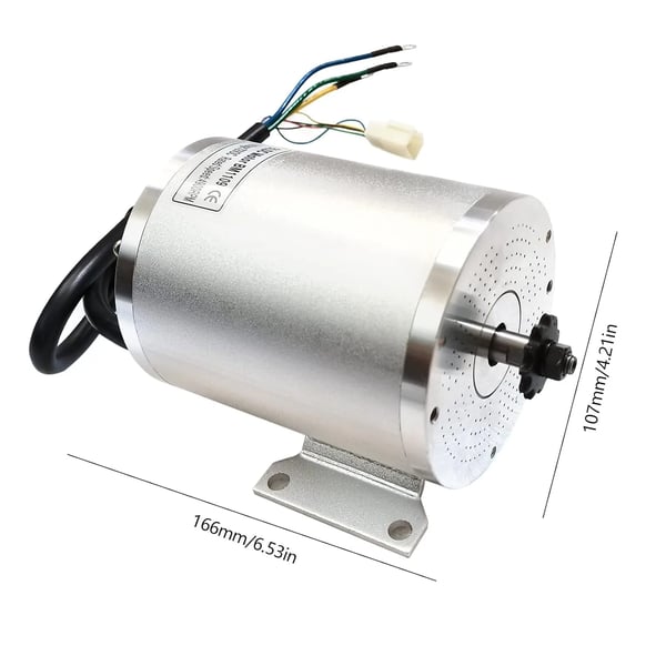 Borstarlös Motor Kit, 72V Hög Hastighetskontroller, Antislip Gaspedal,6600 RPM