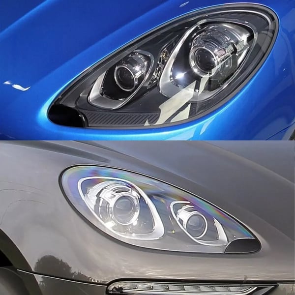 Forlygte Linse Dæksel, Polycarbonat Materiale, Kompatibel med Porsche Macan,par