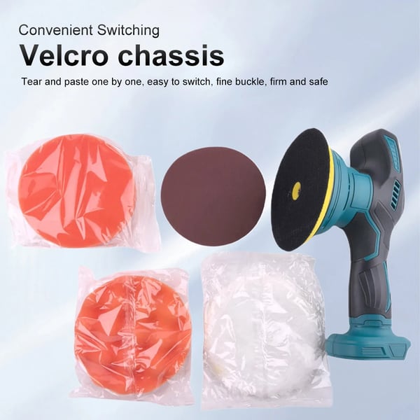 Poleringsmaskine, Justerbar Hastighed, Letvægts og Bærbar,Ingen batteri, EU