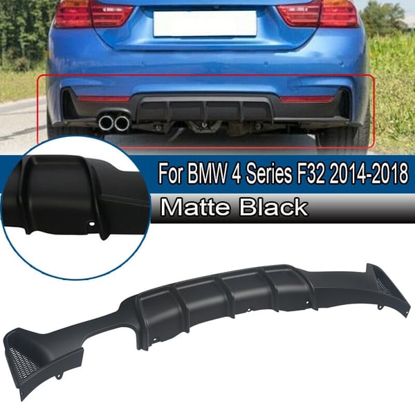 Bagdiffuser, Kompatibel med Luksus Sports Coupe, Direkte Erstatning,Matte Sort