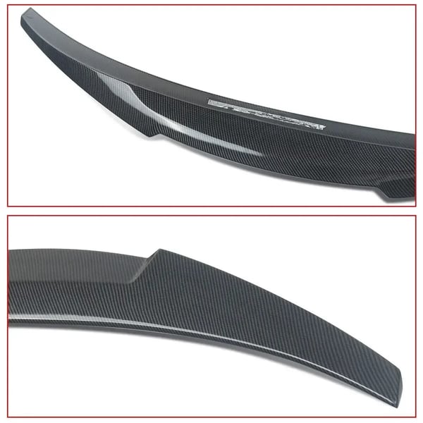 Bagagerums Spoiler, Carbon Fiber Look, Nem Installation,som vist