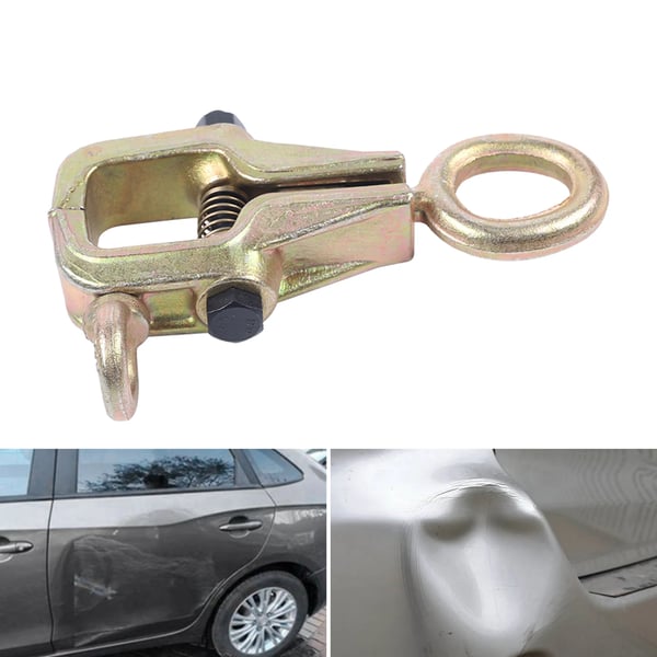 Trækklampe, 5 tons kapacitet, 22 cm længde, 2 kg nettovægt, 8 cm stor trækring, 4,5 cm side træk ring