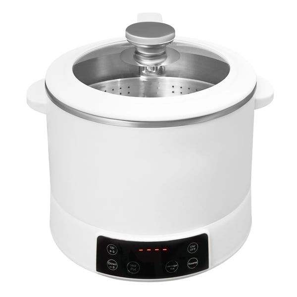 Elektrisk Risgryde, 3L Kapacitet, 1500W Effekt, Digital Skærm, Kompakt Design, Sund Lavt Sukker Funktion