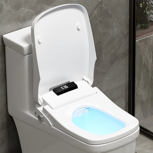 Toiletlåg, Smarte Funktioner, Avancerede Rengøringsfunktioner,Lang Fjernbetjening
