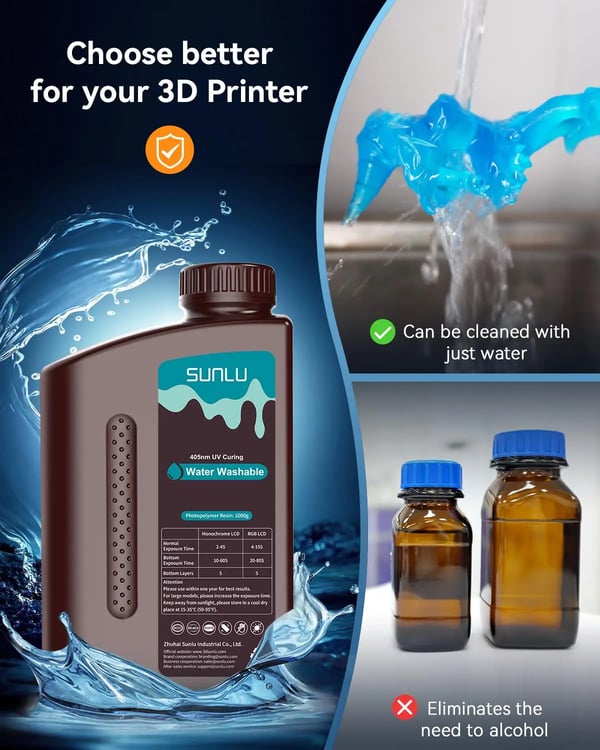 3D-skrivarharts, hög precision, mångsidiga applikationer, Standard Svart
