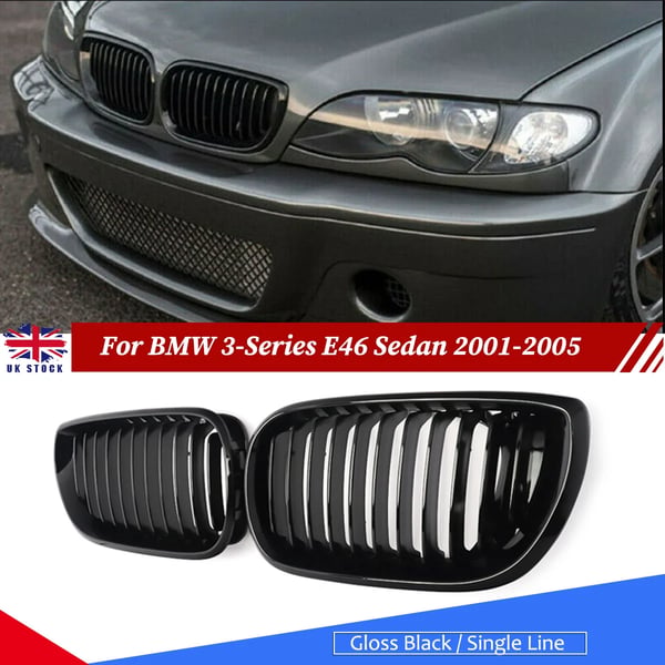 Front Bumper Grill, Holdbart ABS Plastik, Nem Installation,som vist