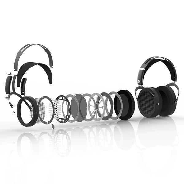 HIFIMAN SUNDARA Over-Ear Hovedtelefoner, 6-75000 Hz Frekvensrespons, Metalhus,sort