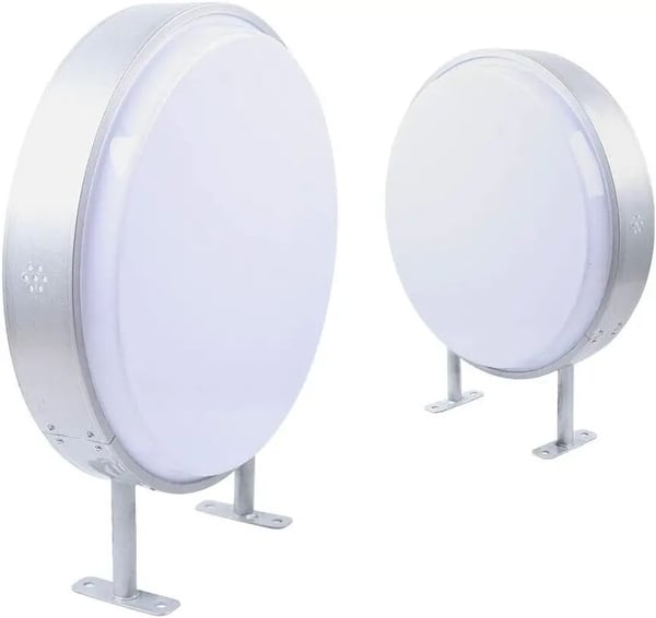 LED Lyskasse, Dobbelt-Sidet, Vandtæt,HVID
