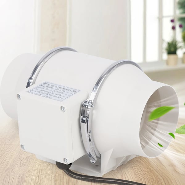 Afdampningsventilator, Plastmateriale, 220 V Spænding, 220 m³/h Luftvolumen, 35 W Effekt, 2600 o/min Hastighed