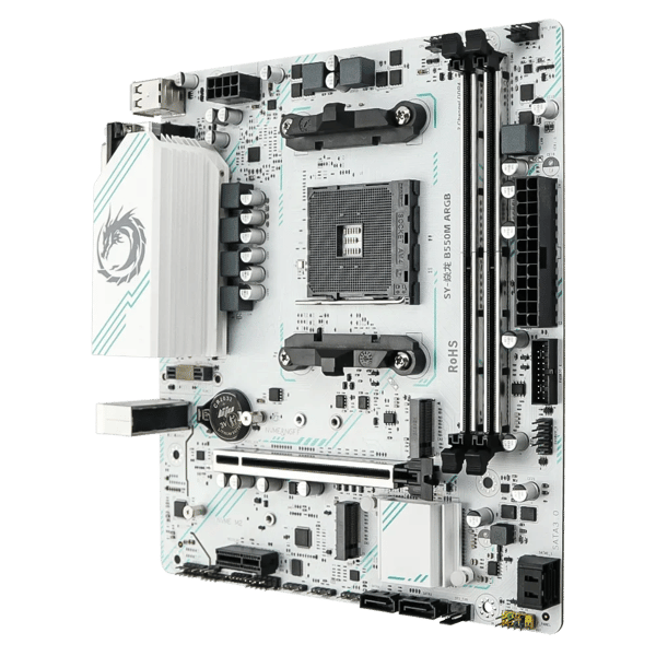 Bundkort, AMD B550 Chipset, Dual-Channel DDR4 Support,Moderkort