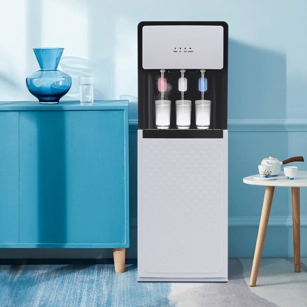 Vandkøler Dispenser, Varme/Kulde Funktionalitet, Stilfuldt Design,HVID