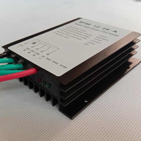 Vindgenerator Ladecontroller, 12V/24V kompatibilitet, maksimal strøm 30A,Byg-in Off Grid, 12V 24V Bil