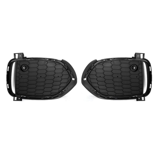 Frontbumper tågelys gitter, lukket honningkage stil, høj kvalitet ABS plast, passer til BMW X5 F15 2014-2018,par
