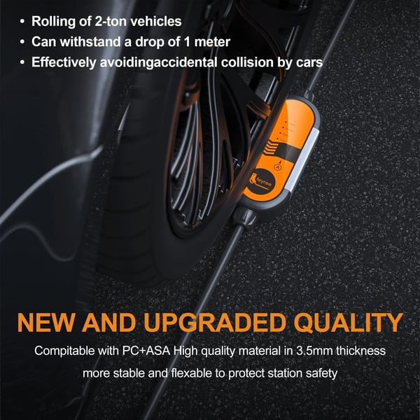 Bærbar EV-lader, 3,5 kW output, 5 m kabel længde,Type2 16A 3,5KW