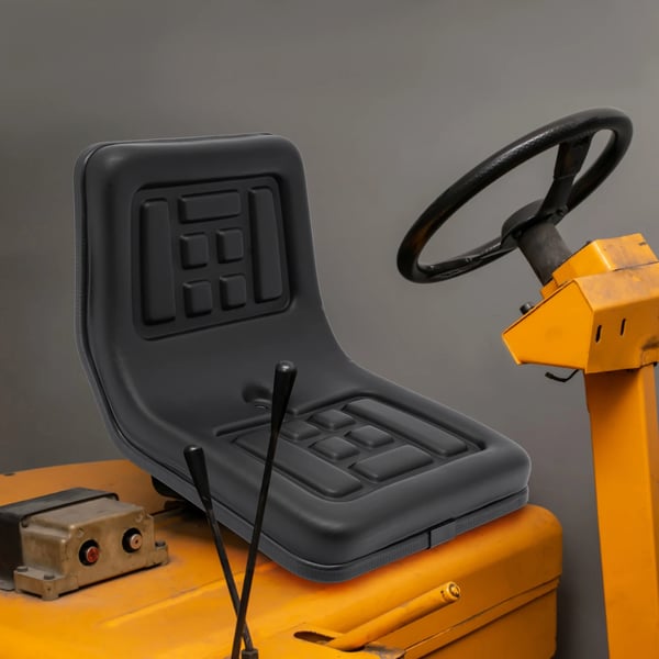 Traktor sæde, justerbart design, 100 kg belastningskapacitet,sort
