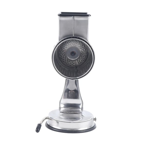 Rotary Grater, 5 Blade, Stærk Sugebase,Sølv