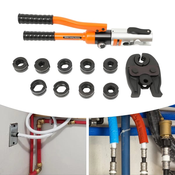 Krympetang, Hydraulisk Betjening, Multi-Størrelse Kompatibilitet,Appelsin