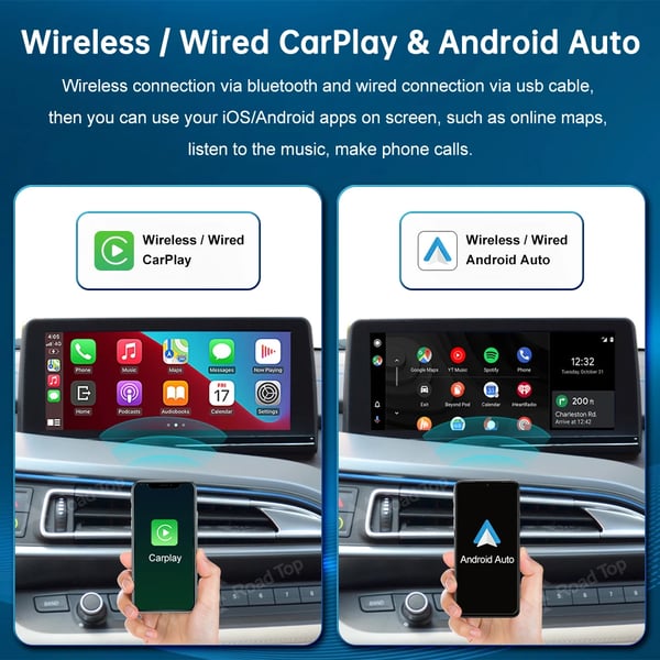 CarPlay-moduuli, langaton yhteys, monikielinen tuki,NBT-järjestelmä