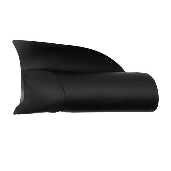Semi Rund Salonmåtte, Anti-Træthed, Moderne Design,sort