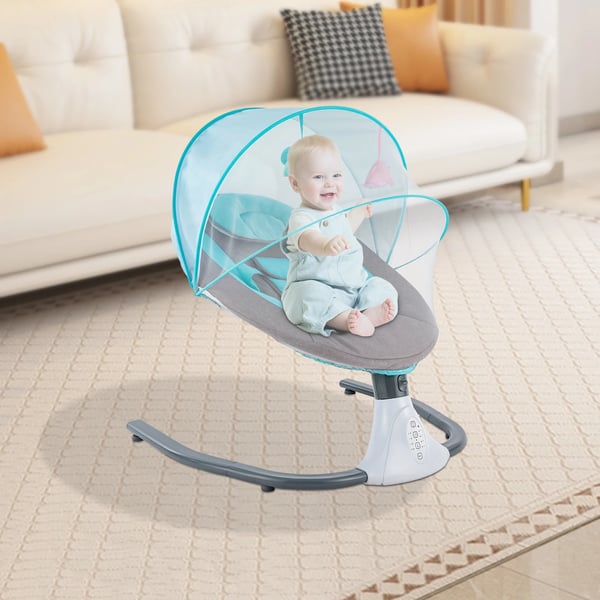 Babysving, Belastningsevne 18kg, Dimensioner 68*75*71cm, Anvendelig Alder 1-12 Måneder, Strømforsyning USB/Power Bank, Antal Indbygget Musik 12