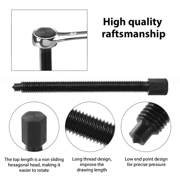 Bæretrækværktøj, alsidig trækdiameter 30mm-105mm, holdbart krom vanadium stål,Rød